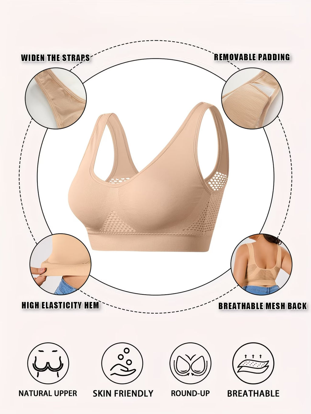 Women's Sports Bralette- WSB006