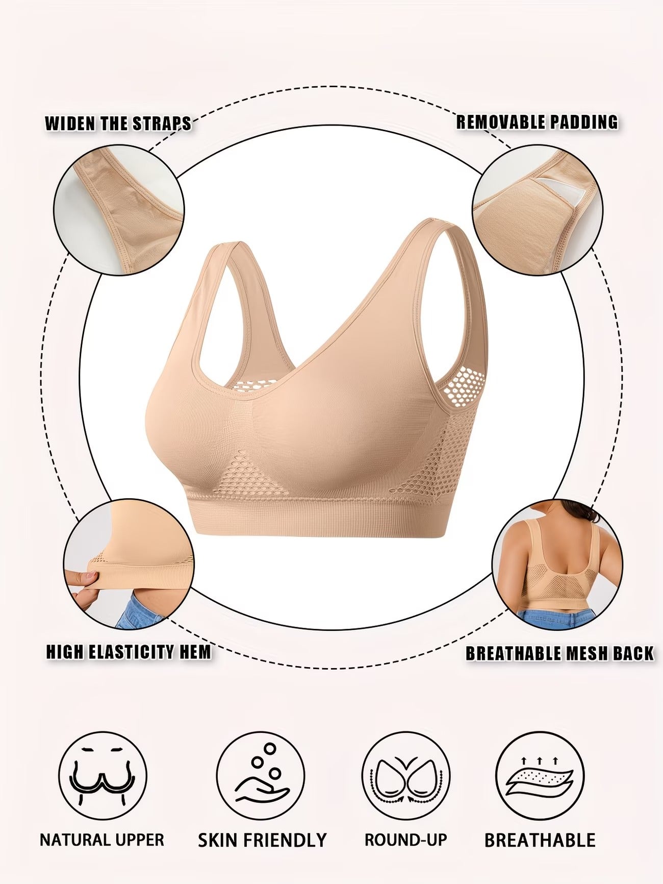 Women's Sports Bralette- WSB006