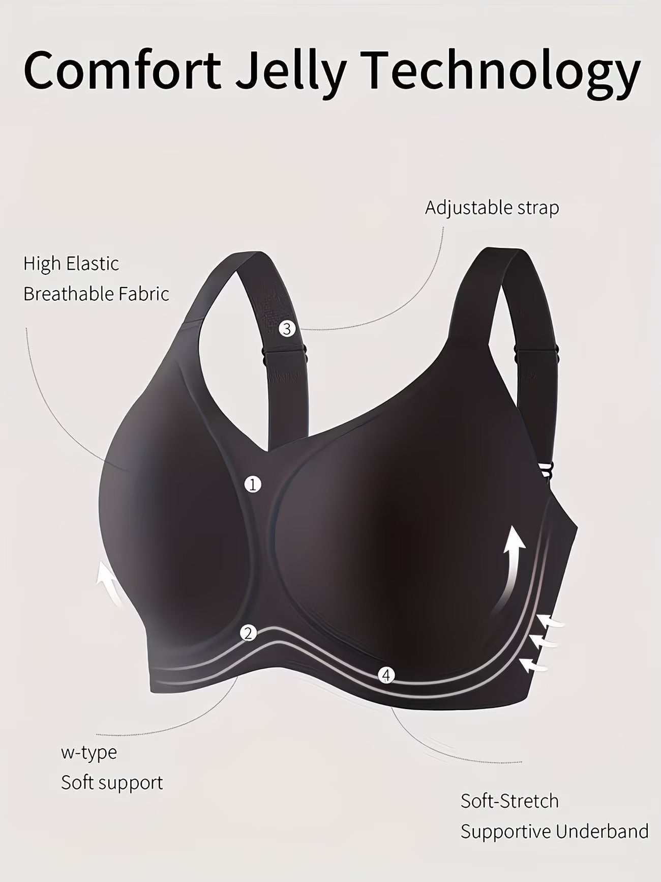 Women's Sports Bralette- WSB025